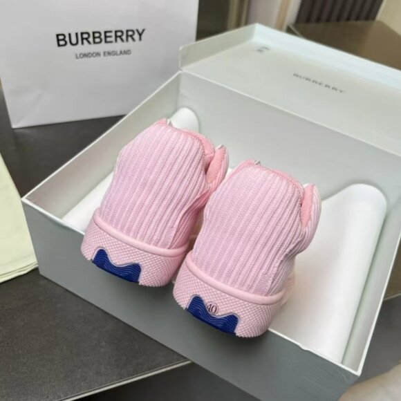 BURBERRY BOX Pink splice SNEAKERS - Picture 4 of 9